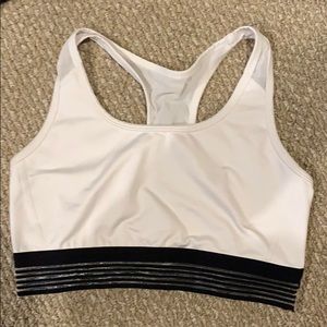 White Sports Bra